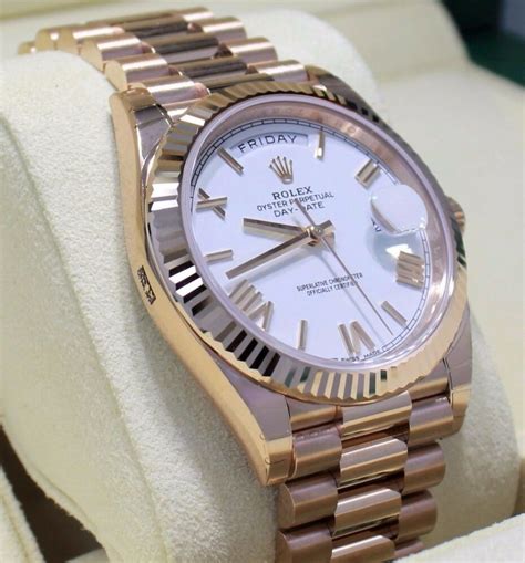 rolex day date rose gold buy|rolex rose gold 40mm president.